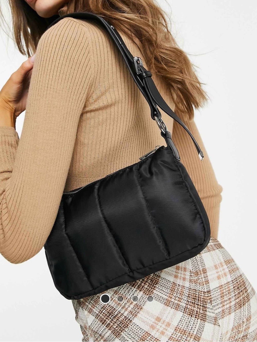 ASOS black shoulder purse